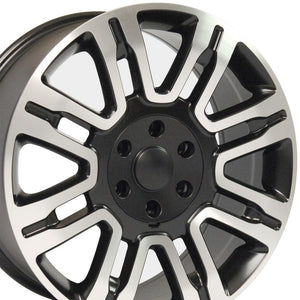 OE Wheels Replica FR98 Satin Black Machined 20x8.5 +44 6x135mm 87.0mm - Wheelwiz