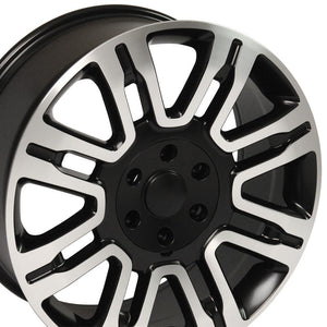OE Wheels Replica FR98 Satin Black Machined 20x8.5 +44 6x135mm 87.0mm - Wheelwiz