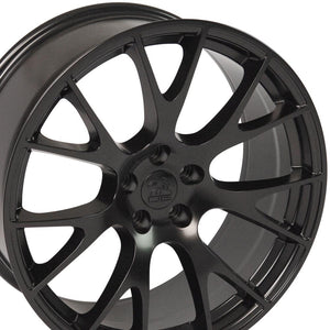 OE Wheels Replica DG69 Satin Black 22x10.0 +25 5x139.7mm 77.8mm