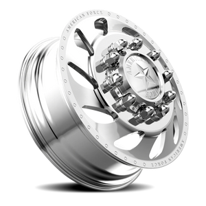 American Force F08 Flow DRW Polished 22.5x8.25 +169 8x225mm 170mm - Wheelwiz