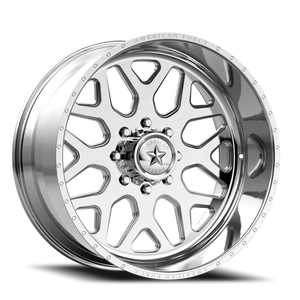 American Force F30 Flux SS Polished 22x16 -101 5x114.3mm 71.5mm - Wheelwiz