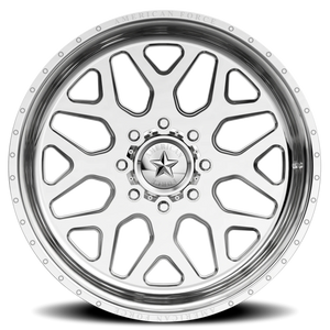 American Force F30 Flux SS Polished 20x12 -40 8x165.1mm 125mm - Wheelwiz
