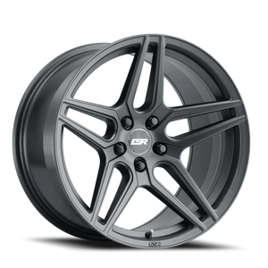 ESR Wheels RF15 Matte Graphite 18x10.5 +22 5x114.3mm 72.6mm - Wheelwiz