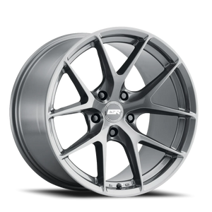 ESR Wheels RF2 Gloss Graphite 18x9.5 +22 5x114.3mm 72.6mm - Wheelwiz