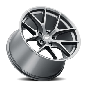 ESR Wheels RF2 Gloss Graphite 18x9.5 +22 5x114.3mm 72.6mm - Wheelwiz