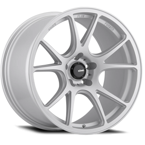 Konig Freeform Matte Silver 15x9.5 +29 4x100mm 73.1mm - Wheelwiz