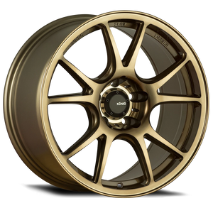 Konig Freeform Radium Bronze 15x7.5 +35 4x100mm 73.1mm - Wheelwiz