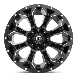 Fuel Offroad D576 ASSAULT Gloss Black Milled 20x9 +1 6x135|6x139.7mm 106.1mm