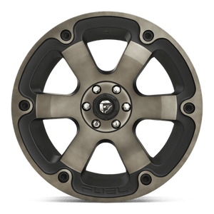 Fuel Offroad D564 BEAST Matte Black Double Dark Tint 17x9 -12 6x139.7mm 108mm