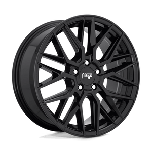 Niche M224 GAMMA Gloss Black 18x8 +42 5x112mm 66.6mm - Wheelwiz