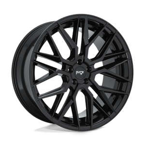 Niche M224 GAMMA Gloss Black 22x10.5 +35 5x130mm 84.1mm - Wheelwiz