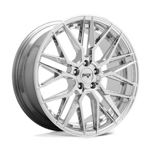 Niche M249 GAMMA Chrome 20x9 +38 5x112mm 66.6mm - Wheelwiz
