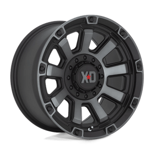 XD Series XD852 GAUNTLET Satin Black W/ Gray Tint 20x9 0 8x165.1mm 125.1mm - Wheelwiz