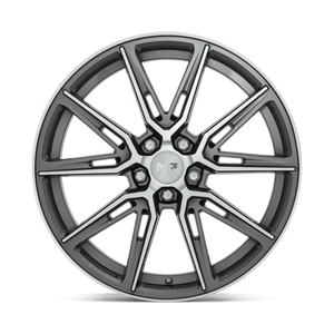Niche M220 GEMELLO Gloss Anthracite Machined 20x10.5 +40 5x120mm 72.6mm - Wheelwiz
