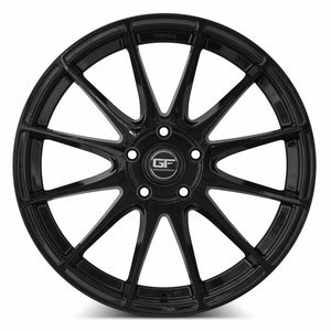 MRR GF6 Gloss Black 19x9.5 +40 5x112mm 66.6mm - Wheelwiz