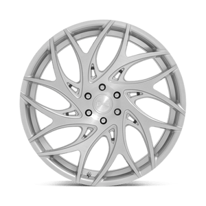DUB S261 G.O.A.T. Silver Brushed Face 26x10 +25 6x139.7mm 106.1mm - Wheelwiz