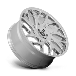 DUB S258 G.O.A.T. Chrome 24x10 +15 5x115mm 71.5mm - Wheelwiz