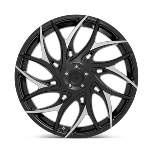 DUB S259 G.O.A.T. Gloss Black W/ Machined Spokes 20x9 +35 5x127mm 71.5mm - Wheelwiz