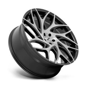 DUB S260 G.O.A.T. Brush Face Gblk Drk Tint Spoke 24x10 +30 6x135mm 87.1mm - Wheelwiz