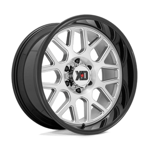 XD Series XD849 GRENADE II Brushed Milled W/ G-black Lip 20x10 -18 8x170mm 125.1mm - Wheelwiz