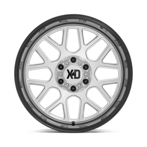 XD Series XD849 GRENADE II Brushed Milled W/ G-black Lip 20x10 -18 8x180mm 124.2mm - Wheelwiz