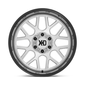 XD Series XD849 GRENADE II Brushed Milled W/ G-black Lip 24x12 -44 8x170mm 125.1mm - Wheelwiz