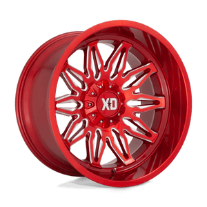 XD Series XD859 GUNNER Candy Red Milled 20x10 -18 5x127|5x139.7mm 78.1mm - Wheelwiz