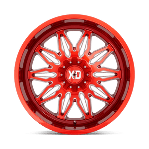 XD Series XD859 GUNNER Candy Red Milled 22x10 -18 6x135|6x139.7mm 106.1mm - Wheelwiz