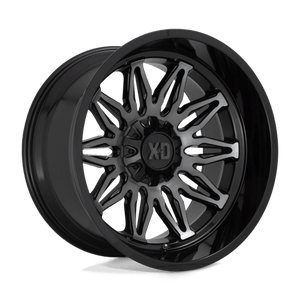 XD Series XD859 GUNNER Gloss Black Mach W/ Gray Tint 20x10 -18 6x135|6x139.7mm 106.1mm - Wheelwiz