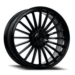 Dolce Performance Ghost Gloss Black 19x8.5 +28 5x120mm 72.56mm