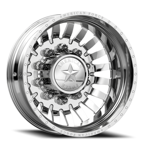 American Force H91 Doom DRW Polished 22.5x8.25 -145 8x200mm 142mm - Wheelwiz