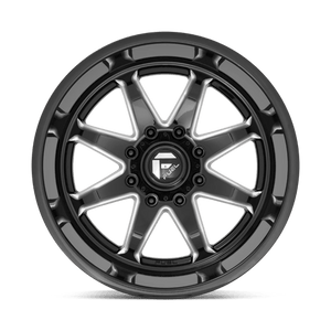 Fuel Offroad D749 HAMMER Gloss Black Milled 22x12 -44 8x170mm 125.1mm - Wheelwiz