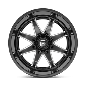 Fuel Offroad D749 HAMMER Gloss Black Milled 22x10 -18 8x180mm 124.2mm - Wheelwiz