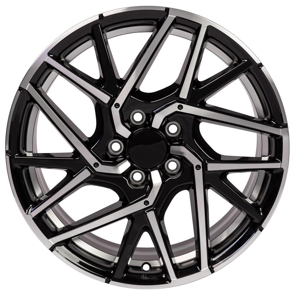 OE Wheels Replica HD06 Black Machined 18x8.0 +50 5x114.3mm 64.1mm