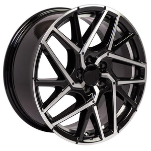OE Wheels Replica HD06 Black Machined 18x8.0 +50 5x114.3mm 64.1mm - Wheelwiz
