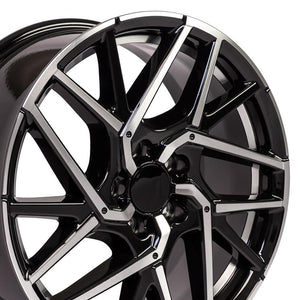 OE Wheels Replica HD06 Black Machined 18x8.0 +50 5x114.3mm 64.1mm