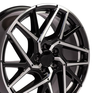 OE Wheels Replica HD06 Black Machined 18x8.0 +50 5x114.3mm 64.1mm - Wheelwiz