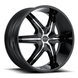 Helo HE891 Gloss Black 22x9 +35 6x135|6x139.7mm 100.3mm - WheelWiz