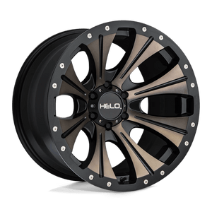 Helo HE901 Satin Black Dark Tint 20x9 -12 8x170mm 125.1mm - WheelWiz