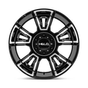 Helo HE914 Gloss Black Machined 20x9 0 6x139.7mm 106.1mm - Wheelwiz