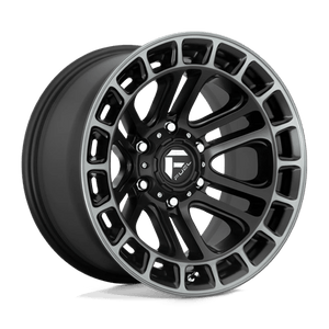 Fuel Offroad D720 HEATER Matte Black Ddt Machined 18x9 +1 6x139.7mm 106.1mm - Wheelwiz