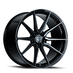 Vossen HF3 Double Tinted Gloss Black 19x9.5 +25 5x112mm 66.5mm - Wheelwiz
