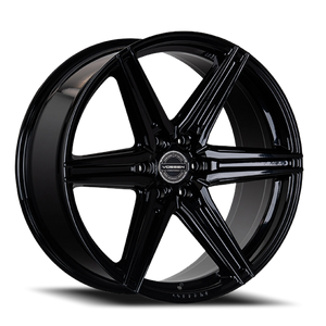 Vossen HF6-2 Gloss Black 24x10 +25 6x139.7mm 106.1mm