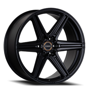 Vossen HF6-2 Satin Black 22x9.5 +20 6x139.7mm 106.1mm - Wheelwiz