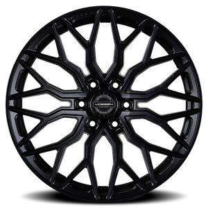 Vossen HF6-3 Satin Black 24x10 +25 6x139.7mm 106.1mm - Wheelwiz