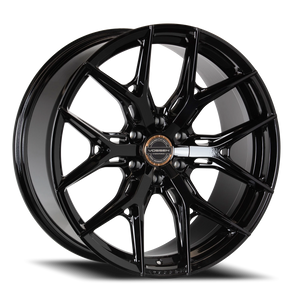 Vossen HF6-4 Gloss Black 22x9.5 +20 6x139.7mm 106.1mm - Wheelwiz