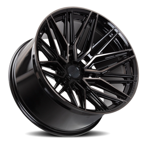 Vossen HF6-5 Tinted Gloss Black 22x12 -44 6x139.7mm 106.1mm - Wheelwiz