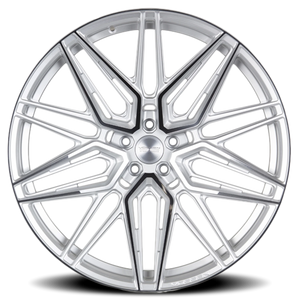 Vossen HF7 Silver Polished 21x10.5 +35 5x112mm 66.5mm - Wheelwiz