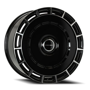 Vossen HF9 Gloss Black Polished 24x10 +25 6x135mm 87.1mm - Wheelwiz