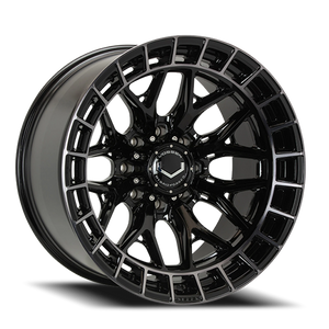 Vossen HFX1 Tinted Gloss Black 18x9 +18 8x180mm 124.3mm - Wheelwiz